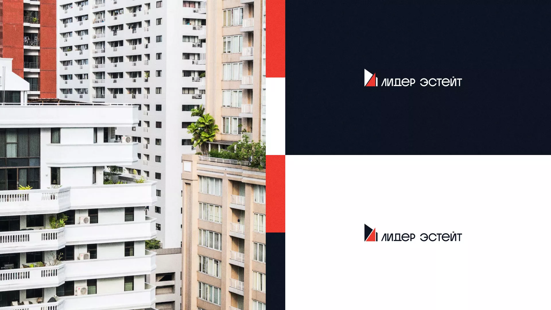 Сделали логотип для агентства недвижимости «Лидер Эстейт» в Краснозаводске