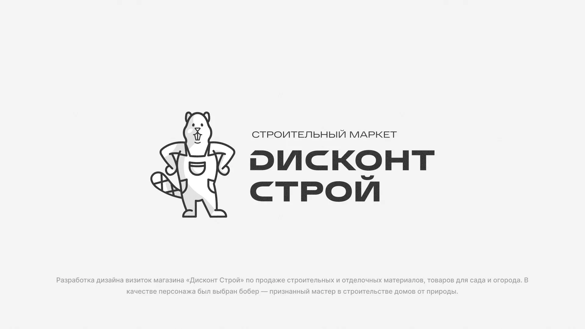 Разработка дизайна визиток магазина «Дисконт Строй» в Краснозаводске