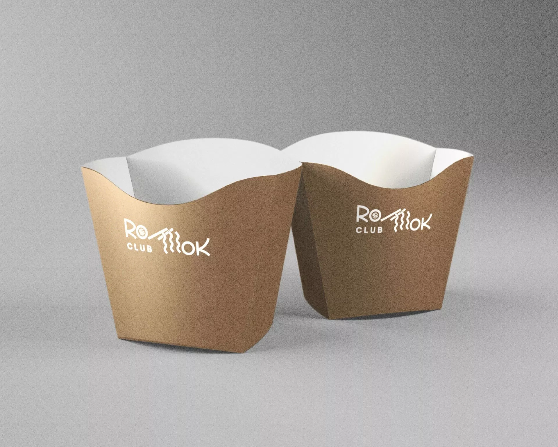 Создание дизайна упаковки суши-бара «Roll Wok Club» в Краснозаводске